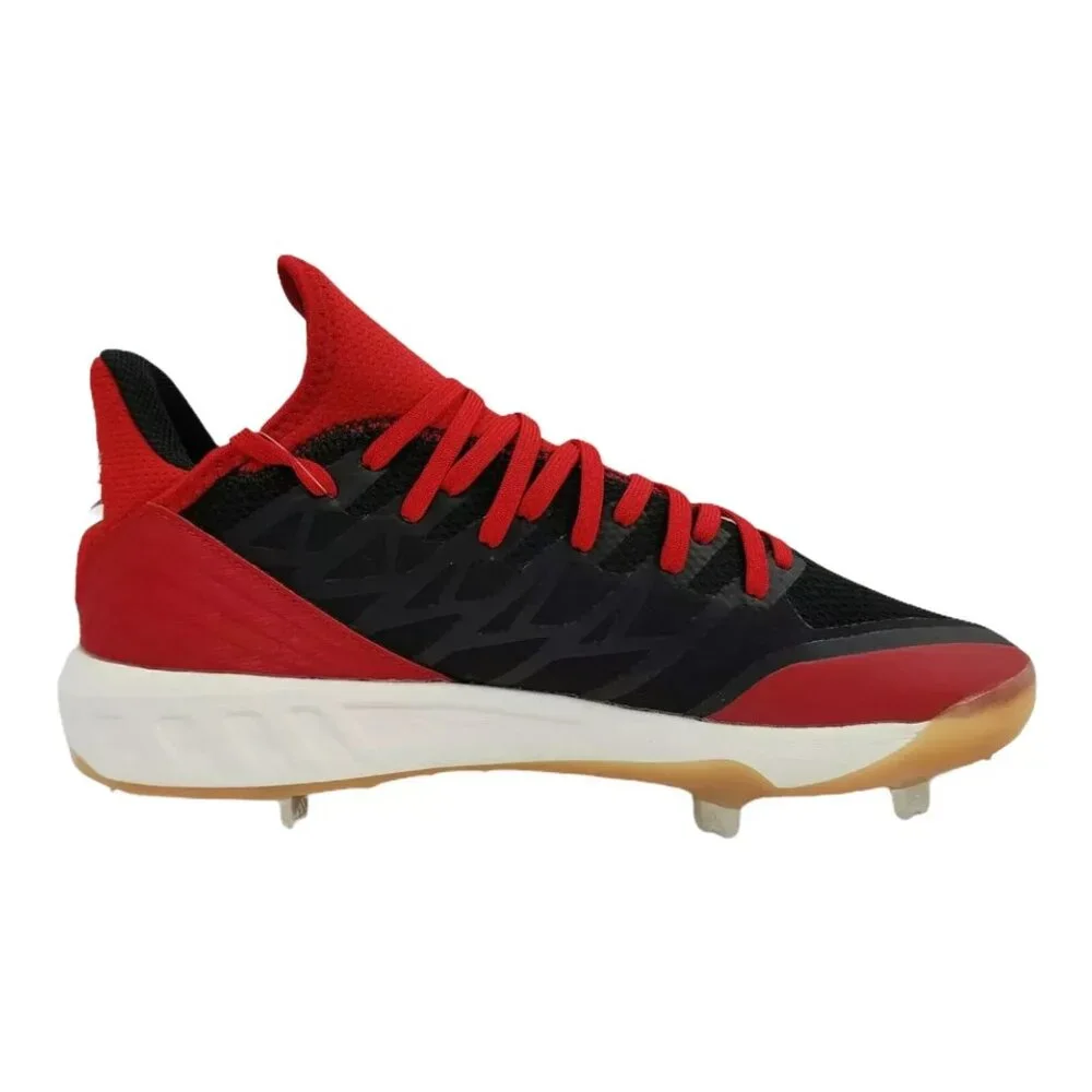 Adidas Boost Icon 4 Metal‎ Baseball Cleats Black Red Mens Size 11.5 CG5153